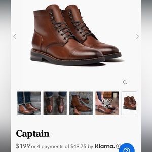 BRAND NEW Men’s Thursday Boots Brandy Captain Boot